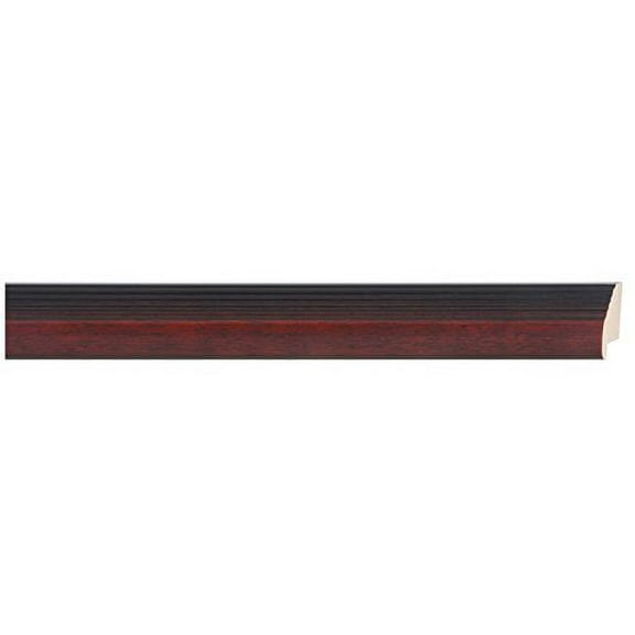 Picture Frame Moulding (Wood) 100Ft Bundle - Traditional Cherry Finish - 1.5" Width - 9/16" Rabbet