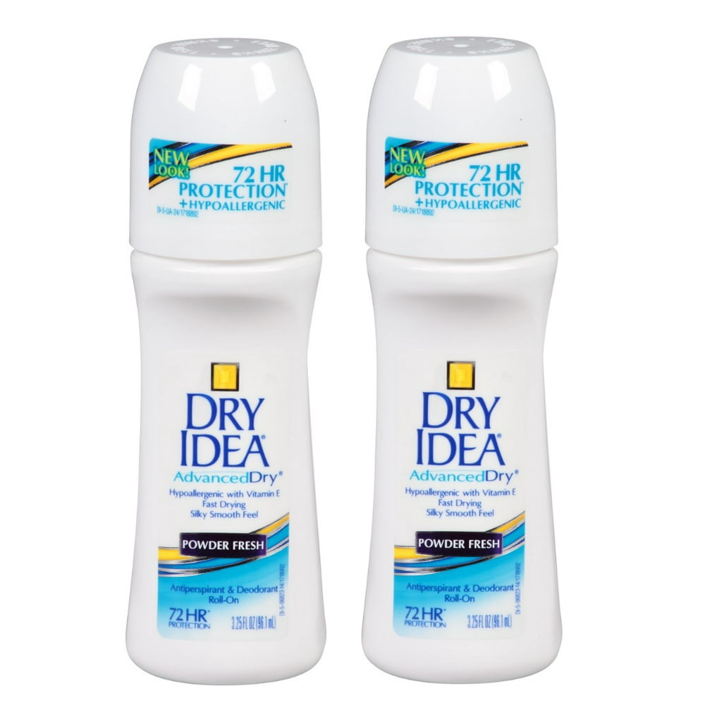 Dry Idea Anti-Perspirant Advanced Dry Deodorant Roll On, Powder Fresh