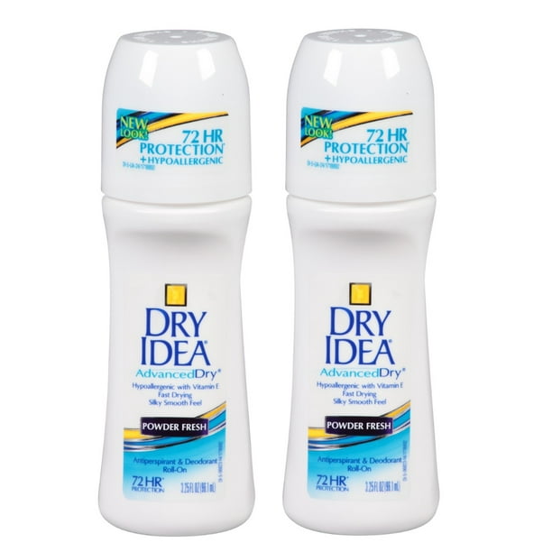 Dry Idea Anti-Perspirant Advanced Dry Deodorant Roll On, Powder Fresh