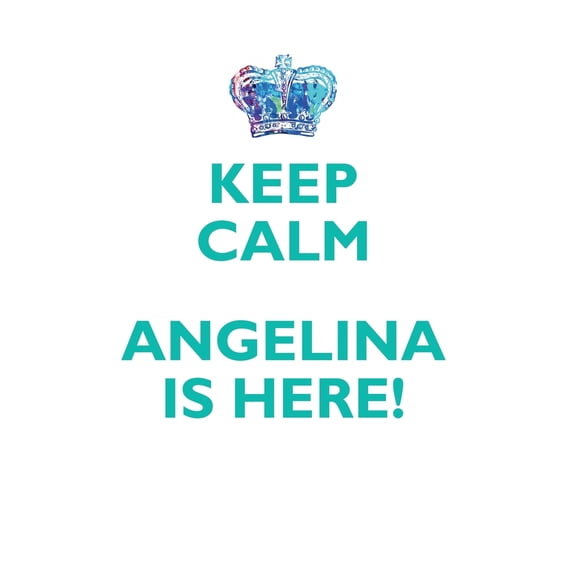 KEEP CALM, ANGELINA IS HERE AFFIRMATIONS WORKBOOK Positive Affirmations Workbook Includes : Mentoring Questions, Guidance, Supporting You