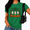 Green, variant on Cozymy Hangin' With My Boos Joy Halloween Ghost Pumpkin Graphic Tee for Women