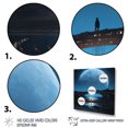 thumbnail image 3 of Designart "The Blue Moon Is Blue I" Fantasy Floater Framed Canvas Wall Art, 3 of 7