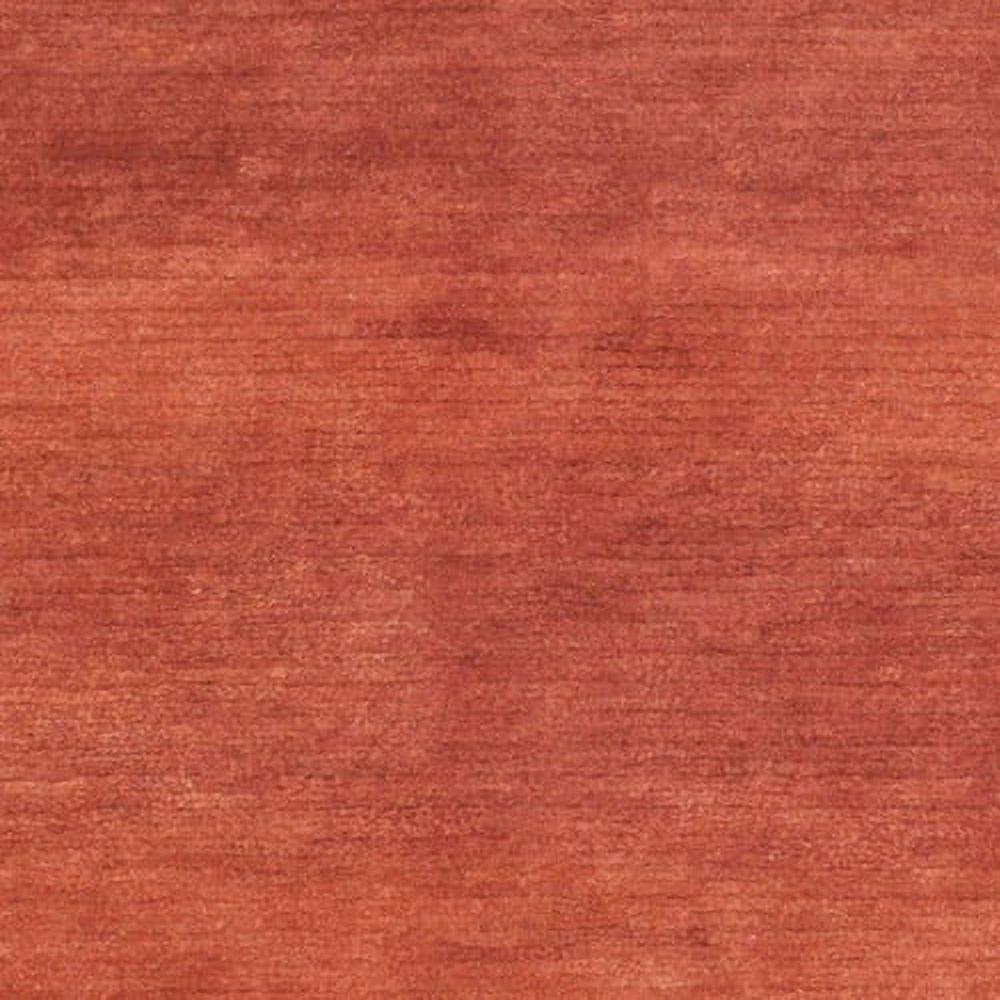 SAFAVIEH Tibetan Calista Solid Bordered Wool Area Rug, Rust, 6' x 9'