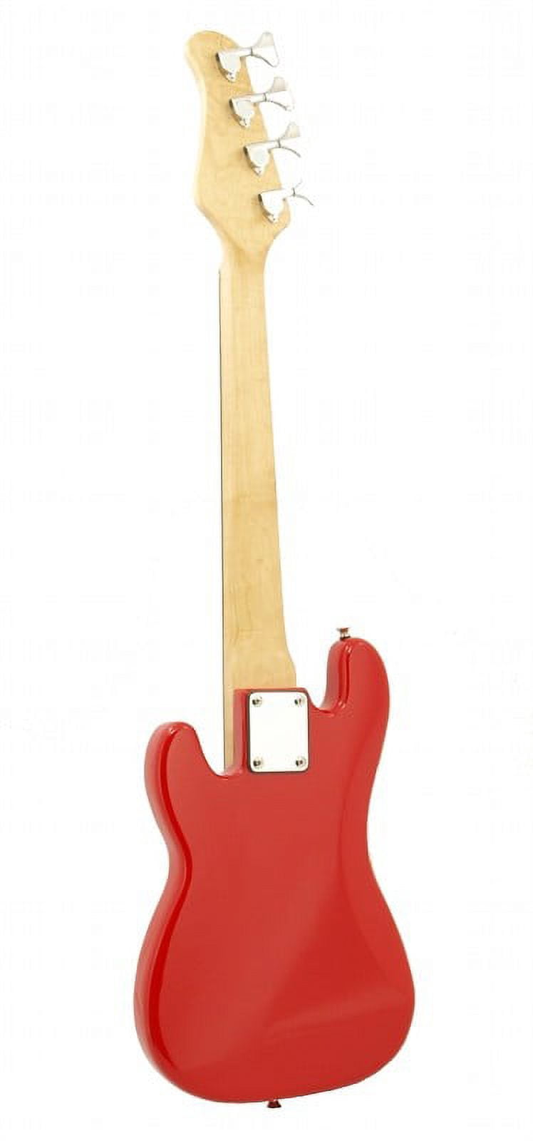 ELECTRIC BASS GUITAR - RED - Small Scale 36" Inch Childrens Mini Kids NEW