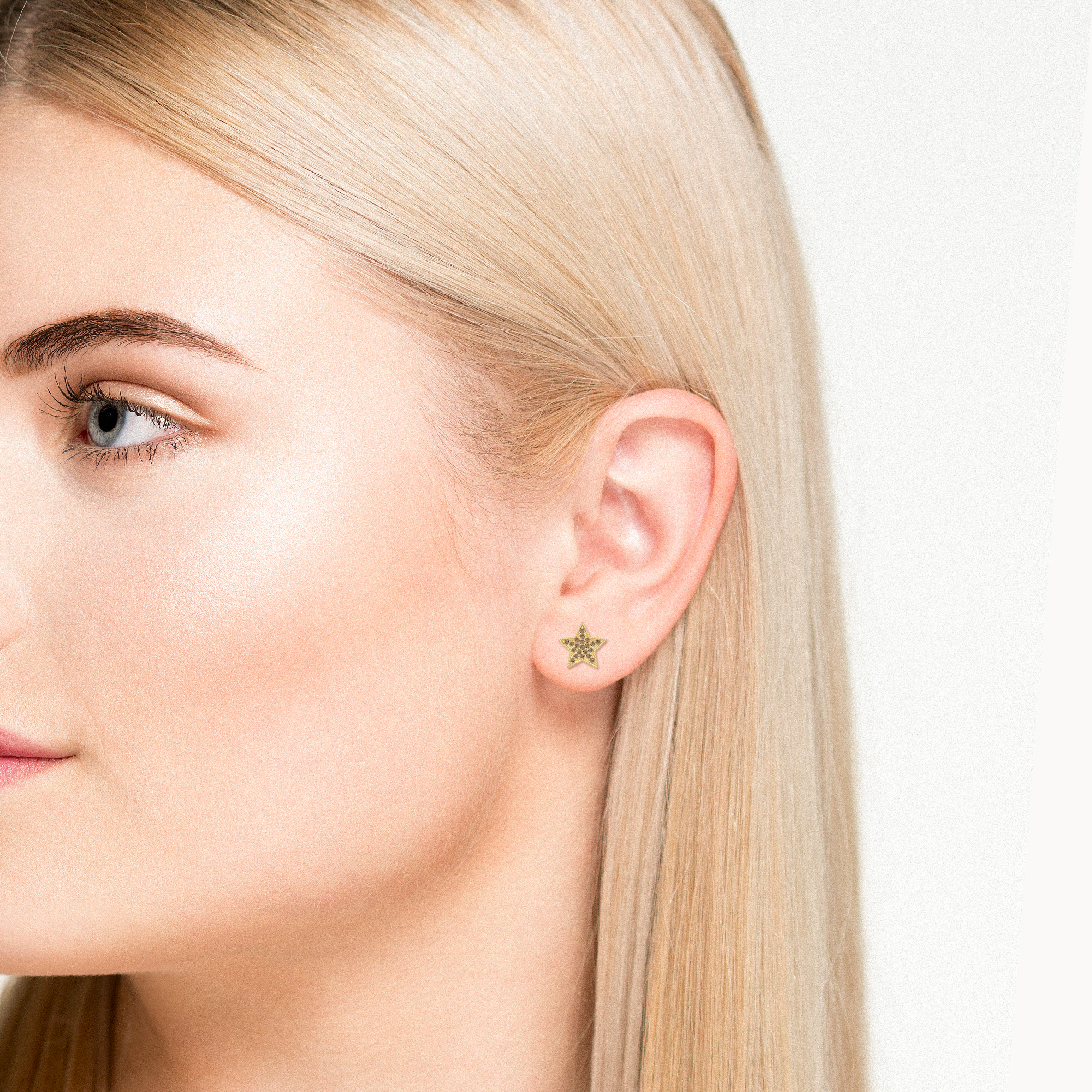 Natural Citrine Stud Earrings for Women in 18K Yellow Gold Vermeil, November Birthstone Jewelry Gifts for Her Birthday, Wedding Anniversary, Graduation, Christmas, Mothers Day, Valentines