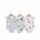 thumbnail image 3 of Gibobby Mamelucos para bebe niña de niña recién nacida sin mangas Floral mono exterior mono ropa(C, 6-12 Meses), 3 of 4
