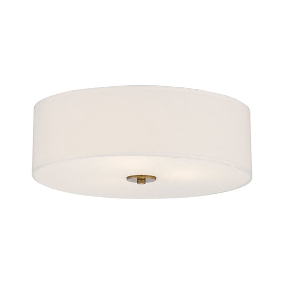 Access Lighting LED Flush Mount in Antique Brushed Brass Color