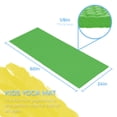 thumbnail image 4 of Hello Fit Kids Short Yoga Mat, Non-Toxic Bulk Exercise Mats, Non-Slip, 10 Pack, Green, 4 of 8