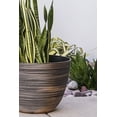 thumbnail image 7 of XBrand Modern Nested Round Textured Indoor Outdoor Pot Planter, Set of 3, 12 Inch Tall, 7 of 7