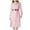 Pink, variant on Kmdttou Women's Summer Casual Solid Color Fashion Plaid Printed Midi Shirt Dress,Women's Long Dresses Flowy Maxi for Beach