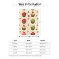 thumbnail image 3 of Snow Cake Gift Christmas (7) Throw Blanket for Stylish Warm Winter Cabin Ultra-Soft Micro Fleece Blanket, Premium Microfiber, Silky Soft, Plush, Warm and Lightweight for Couch, Sofa, Bed - 40"X30", 3 of 5