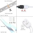 thumbnail image 3 of LED Light Strips Sync to Music, 32.8ft 10M RGB LED Rope Light Bar, Color-Changing Light Bar with Remote Control, LED Strip Lights for Bedroom, Kitchen, Living Room, Party, Etc, IP65 Waterproof, 3 of 5