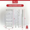 thumbnail image 3 of Origami 2 Pack 6 Shelf Open Styled Organizational Deco Rack Bookshelf, 3 of 10