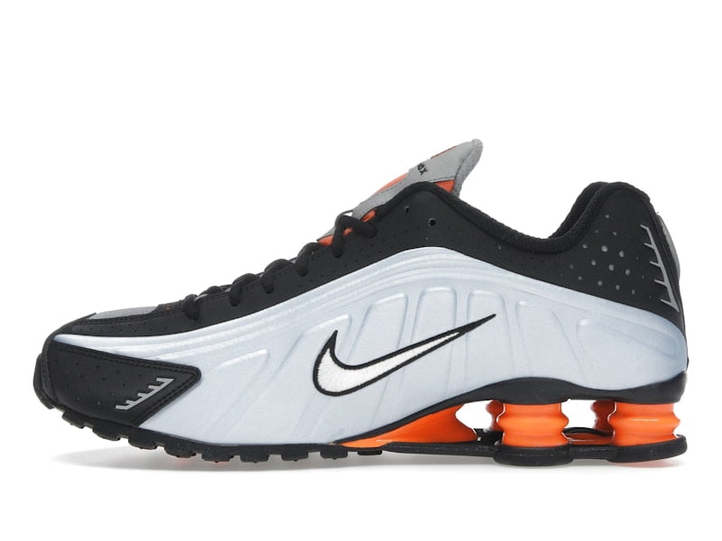 Nike Women's Shox R4 Blue Tint Total Orange Black Metallic Silver Shoes, from StockX