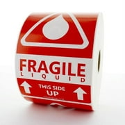 Fragile Liquid This Side Up Labels