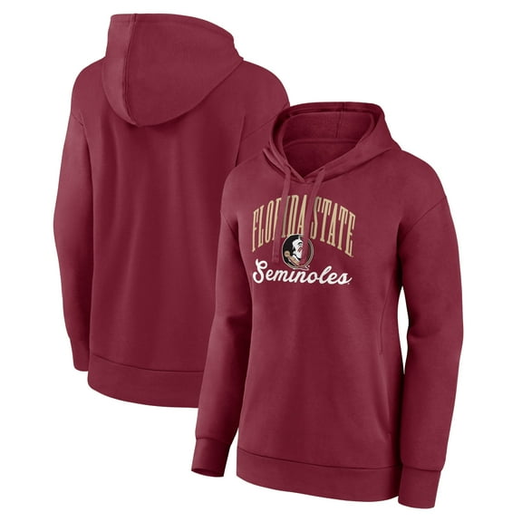 Women's Garnet Florida State Seminoles Victory Script Pullover Hoodie