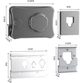 thumbnail image 2 of Tendedero Retractil Ajustable Pared, Compacto para Ropa, Retractil Exterior Interior, Capacidad de 20 KG, para Balcón, Hogar, Fácil Instalar (Gris), 2 of 4