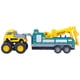 thumbnail image 4 of Camión de simulación 4x4 de aleación inercial, vehículo de transporte de ingeniería, modelo de camión para niños, regalo KLX600‑201A, vehículo de remolque de aleación inercial 4x4 (verde), 4 of 14