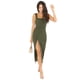 thumbnail image 1 of Vestido elegante de estilo francés para mujer, sin mangas, con abertura en el hombro, para primavera y verano, 1 of 6