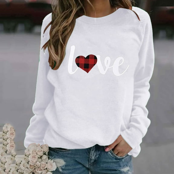 Aayomet Plus Size Tops For Women Sweaters for Women Long Sleeve V Neck Solid Color Fashion Tops,White L