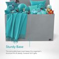 thumbnail image 6 of Mindspace Toy Chest Collapsible Storage Bins for Stuff Animals and Kids Toys Gray, 6 of 9