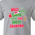 thumbnail image 4 of Inktastic Who Needs Santa when I Have Great Grandma Youth T-Shirt, 4 of 5