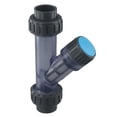 thumbnail image 4 of I.D 20~63mm Transparent PVC Y-Type Filter Aquarium Fish Tank Irrigation Filters, 4 of 6