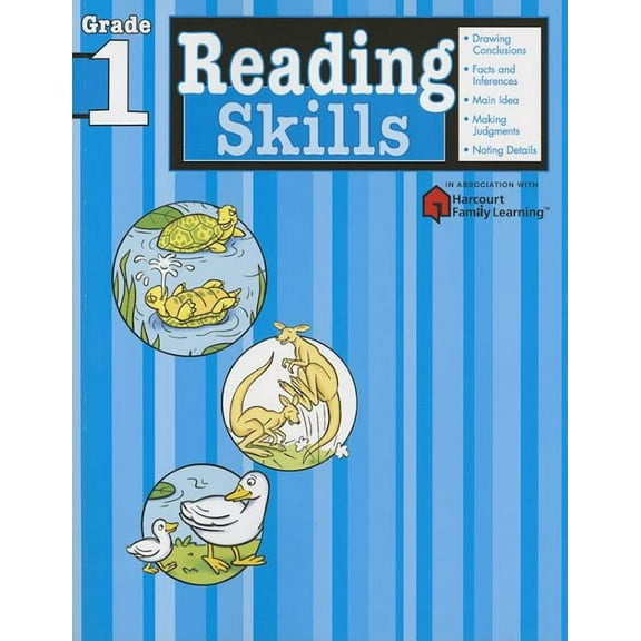 Reading Skills: Grade 1 (Flash Kids Harcourt Family Learning)