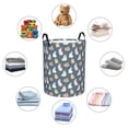 thumbnail image 6 of Balery Cute Rabbit Round Laundry Basket with Handles Waterproof Freestanding Laundry Hamper for Clothes Toys in the Dorm and Family-Medium, 6 of 8