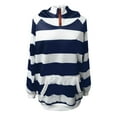 thumbnail image 4 of ZKCCNUK Women Sexy Pocket Crop Workout Long Sleeve Turtleneck Hooded Casual Blouse Tops Summer Plus Size Tops 2026, 4 of 5
