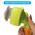 thumbnail image 4 of Rinse Ace Self-Cleaning Retractable Dog and Pet Brush, Small, 4 of 9