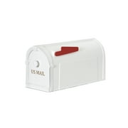 Postal Pro Medium White Plastic Post Mounted Mailboxes