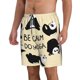 thumbnail image 2 of Balery Panda Doing Yoga Traje de Baño Estilo Hawaiano para Hombre, Shorts de Secado Rápido con Bolsillos-Small, 2 of 6
