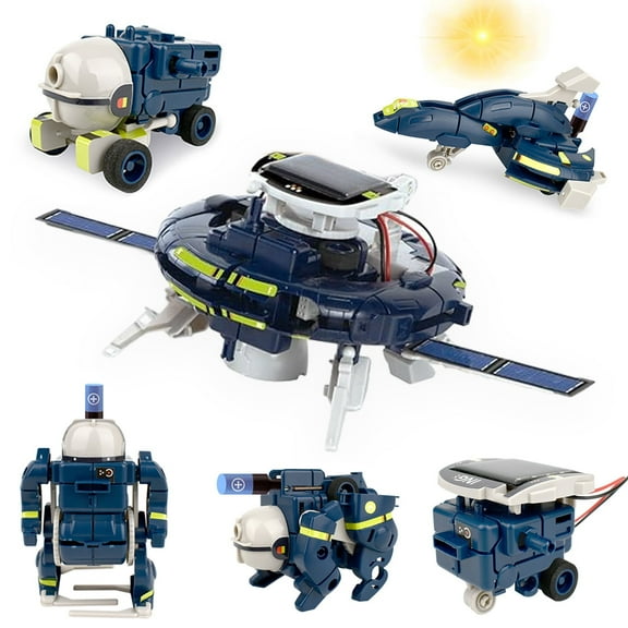 Stem Toys, Toys for 8 Year Old Boys, 6-in-1 Space Solar Robot Toys Kit, Science Kits for Kids 8 and up