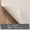 thumbnail image 4 of Well Woven Leifen Ivory Indoor / Outdoor Flat Weave Pile Solid Color Pattern Area Rug 5x7 (5'3" x 7'3"), 4 of 10