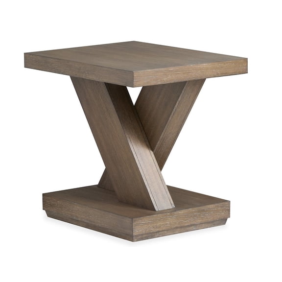 Magnussen Home Lansbury Antique Wheat Rectangular End Table