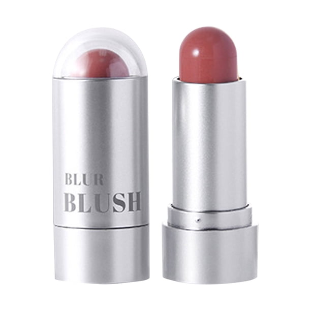 Fiudx Rubber En Barra, Color Labios Larga Duracione, Brocha Maquillaje Portátil, Reality de Mejilla Sin Esfuerzo, Look Uniform To Do El Día, Uso Diario, Diseño Ideal para Viajes, Incluye Brocha.