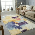 thumbnail image 2 of EORC Multi Hand Knotted BAMBOO SILK Transitional Modern Sik Knotted Rug, 6' x 9', 2 of 5