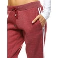 thumbnail image 5 of White Mark Women's Athleisure Fleece Jogger Pants, 5 of 5