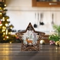thumbnail image 4 of Qocolhg Christmas Decorations Outdoor Indoor, Christmas Decoration Crystal Balls Snowflake Lights Glowing Father Christmas Lights Christmas Gifts, on Sale Clearance!, 4 of 6