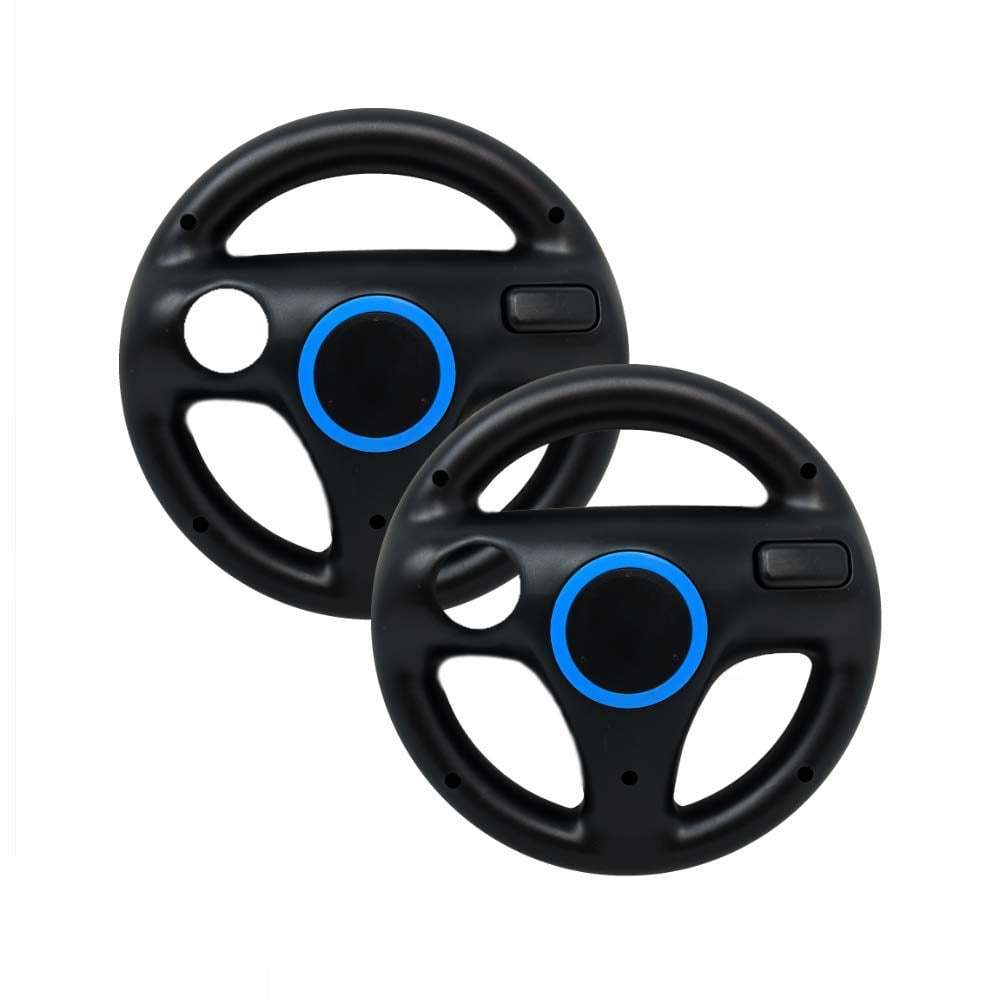 Mario Kart Racing Wheel Compatible And U 2 Pack Black For Wii And Wii U - Walmart.com