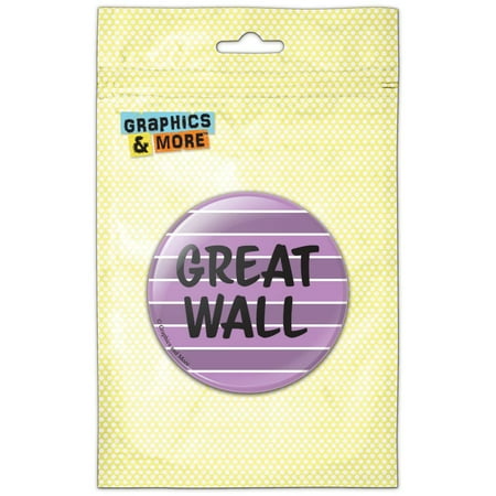 

Great Wall China Refrigerator Button Magnet