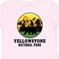 thumbnail image 4 of Inktastic Yellowstone National Park with Bear Mountains and Trees Cricle Boys or Girls Baby T-Shirt, 4 of 5