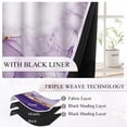 thumbnail image 5 of Dashan Purple Marble Blackout Curtains for Bedroom Living Room Decor Grommet Window Drapes 42x63 Inch,2 Panels, 5 of 7