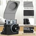 thumbnail image 3 of Fintie Protective Case for Fujifilm Instax Mini 41 Instant Camera - Premium Vegan Leather Bag Cover with Removable Adjustable Strap, Black, 3 of 8