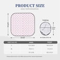 thumbnail image 2 of KLL Pink Paw Windshield Sun Shade 2-Piece Foldable Car Front Window Sunshade for Most Sedans SUV Truck- Small, 2 of 5