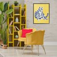 thumbnail image 2 of Stupell Industries Unique Bright Cat on Yellow Animals Painting Black Framed Art Print Wall Art, 24 x 30, 2 of 8