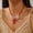 Style2, variant on Boho Starfish Seashell Shell Pendant Necklace Adjustable Natural Conch Pearl Seashell Choker Necklace Ocean-Themed Statement for Women Summer Beach Vacation Holiday Jewelry Gifts