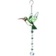 thumbnail image 1 of Colgante de cristal con atrapasueños de colibrí, decoraciones colgantes para interiores y exteriores, regalo de jardín, 1 of 5