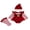 Red, variant on RUINIXCW Newborn Baby Girl Christmas Dress Outfit Infant Baby Girls Xmas Santa Claus Velvet Romper Dress Cute Baby Elf Costume Long Sleeve Striped Tulle Dress Hat Leg Warmers 3pcs Set